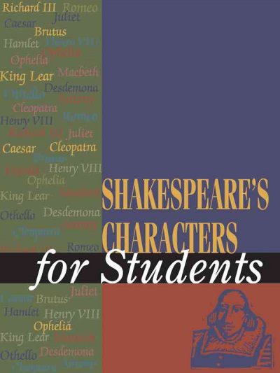 Shakespeare's characters for students / Catherine C. Dominic, editor.