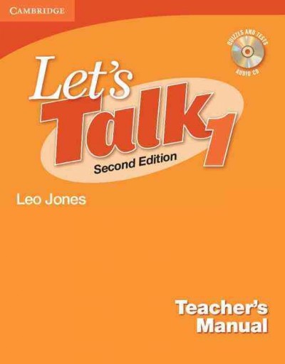 Let's talk. 1. Teacher's manual.