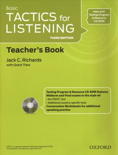 Tactics for listening. Basic. Teacher's book.