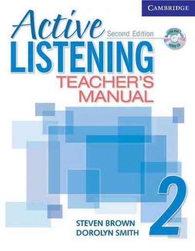 Active listening. 2, Teacher's manual.