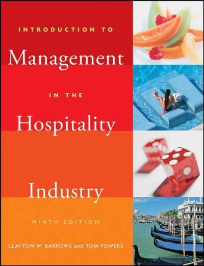 Introduction to management in the hospitality industry.