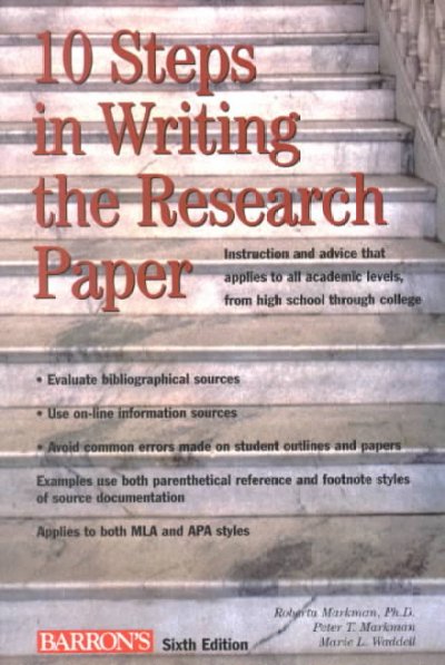 10 steps in writing the research paper.