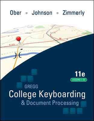 Gregg college keyboarding & document processing. Lessons 1-120.