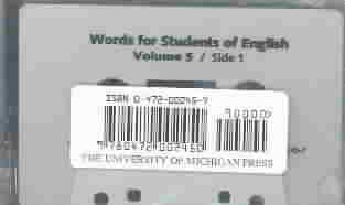 Words for students of English [kit] : a vocabulary series for ESL. Volume 5 / Holly Deemer Rogerson, Carol Jasnow, Suzanne T. Hershelman.