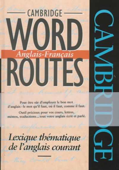 Cambridge word routes.
