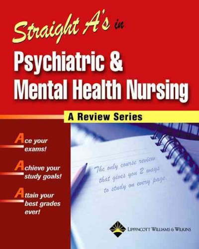 Straight A's in psychiatric & mental health nursing [kit].