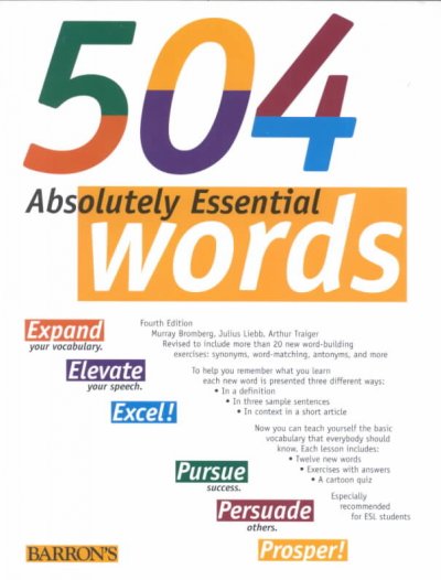 504 absolutely essential words [braille].