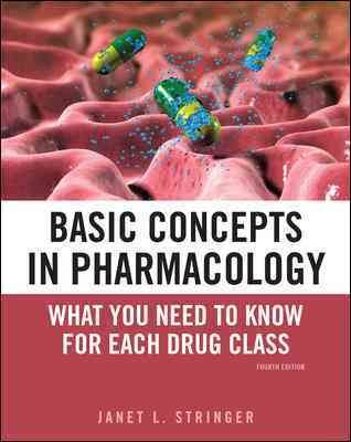 Basic concepts in pharmacology : what you need to know for each drug class.