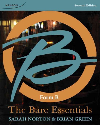 The bare essentials. Form B.
