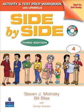 Side by side plus. Book 4, Activity & test prep workbook [kit].