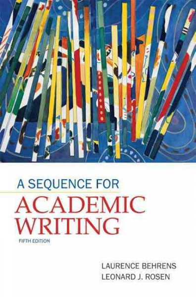 A sequence for academic writing.