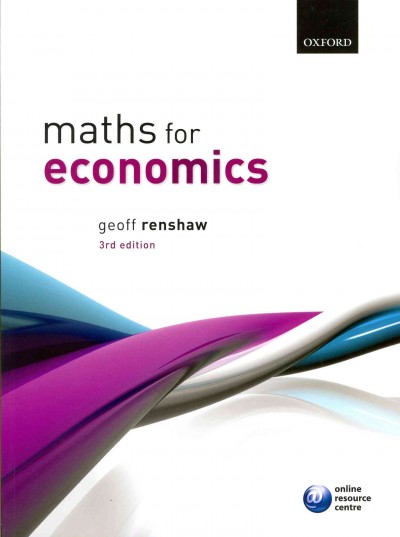 Maths for economics.