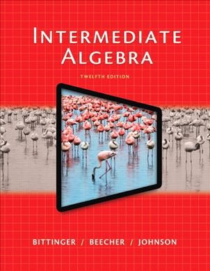 Intermediate algebra. 