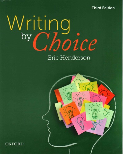Writing by choice.