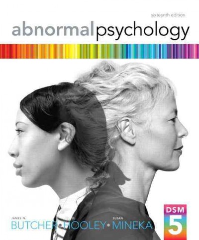 Abnormal psychology.
