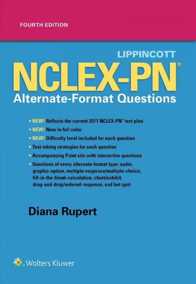 Lippincott NCLEX-PN alternate-format questions.