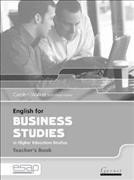 English for business studies in higher education studies. Teacher's book / Carolyn Walker with Paul Harvey ; series editor, Terry Phillips