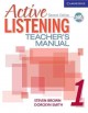 Active listening. 1, Teacher's manual. Cover Image