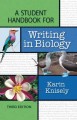 A student handbook for writing in biology. Cover Image