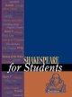 Shakespeare for students : critical interpretations of Shakespeare's plays and poetry  Cover Image