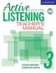 Go to record Active listening. 3, Teacher's manual.