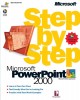 Microsoft PowerPoint 2000 step by step  Cover Image