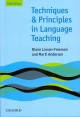 Techniques & principles in language teaching. Cover Image