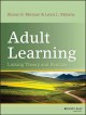 Adult learning : linking theory and practice. Cover Image