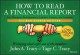 Go to record How to read a financial report : wringing vital signs out ...