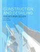 Construction and detailing for interior design. Cover Image