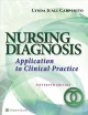 Go to record Nursing diagnosis : application to clinical practice.