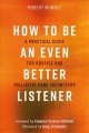 How to be an even better listener : a practical guide for hospice and palliative care volunteers  Cover Image