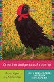 Creating Indigenous property : power, rights, and relationships  Cover Image