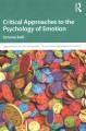 Critical approaches to the psychology of emotion  Cover Image